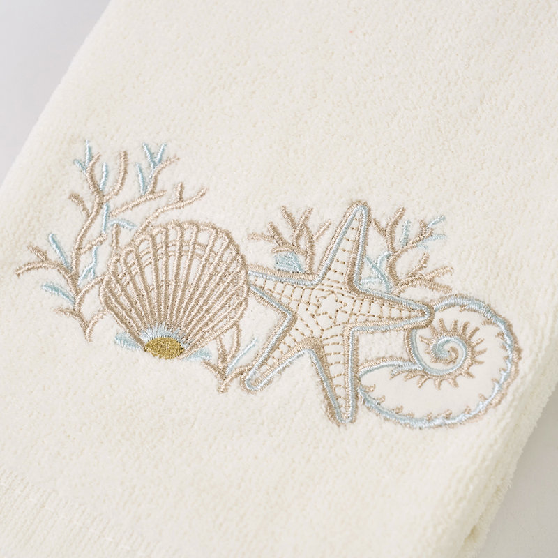Ensemble de 3 serviettes de bain à la main brodées et tissées à la main Home Premium Luxury Decor