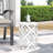 Outdoor Metal End Table -Large-958735585