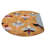 Hand Tufted Wool Eco-Friendly Round Area Rugs - Gold Color, Floral Modern Design, High Pile Thick Handmade Anti Skid Area Rugs for Living Room, Bed Room-221531450
