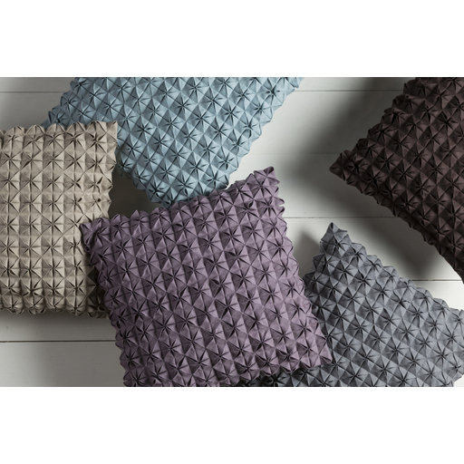 Geometric Throw Pillow, 18" H x 18" W  x 1" D, Green, Cover only