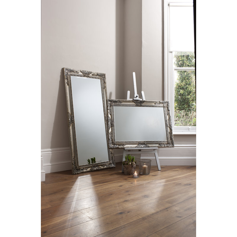 Boyers Flat Mirror, 170cm H x 84cm W x 3.5 cm D, Silver