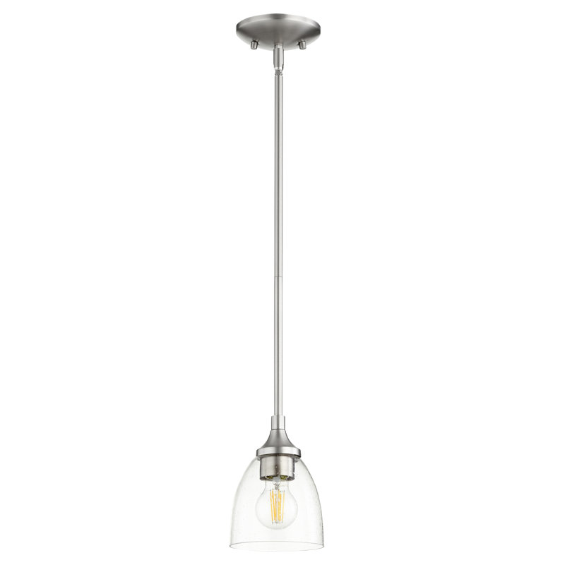 Cariah 1 - Light Single Pendant, Satin Nickel
