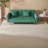 Compact Green Velvet Sofa Bed, Modern Style with Multifunctional Design