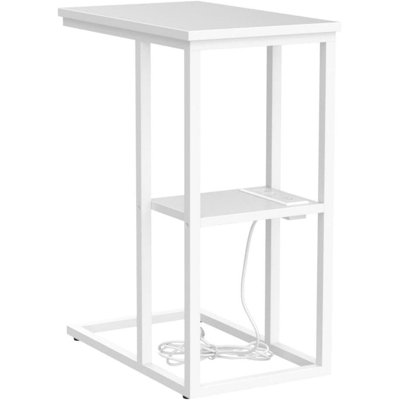 11.8'' W Metal Nightstand