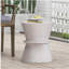 Table d'appoint d'extérieur en béton léger