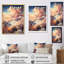 Nuage de prairies collages III - paysage et nature, art mural sur toile-2082029068-2082029062