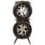 Aatami 117.5cm H x 97cm W Iron Etagere Bookcase