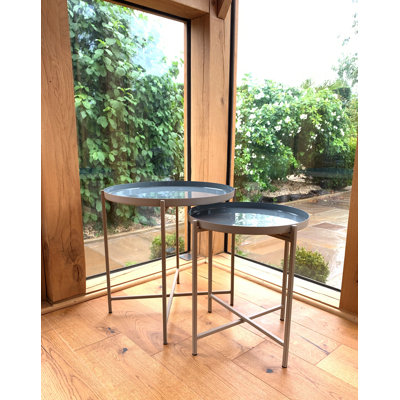 Dibesh Tray Top Frame Nesting Tables