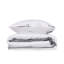 Ensemble de housse de couette 100% coton gris / blanc / noir Keiper-1600978906