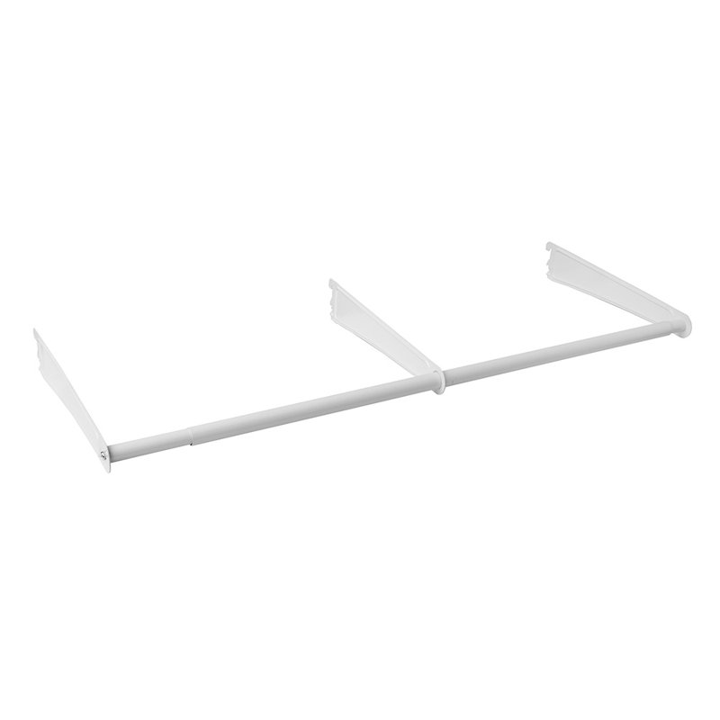 ShelfTrack Add on Closet Rod Wardrobe Hang Rail Kit by ClosetMaid