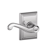 Flair Lever with Addison Trim Hall and Closet Lock