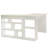 Caledonia L-Shape Executive Desk with Bookcase