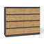 Alivia 120 cm W Chest of 8 Drawers