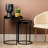 Bellarose 65cm Round Nesting Table for Living Room, Modern Design Top End Table-313419258