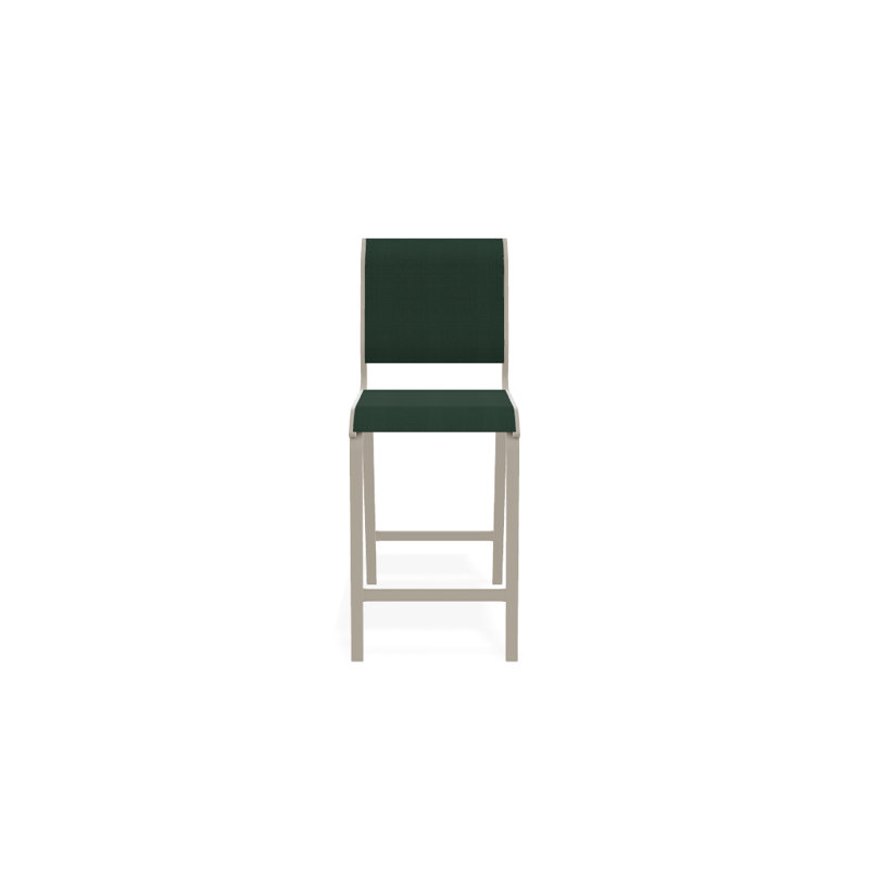 Tabouret de bar 26 po Holna, Vert forêt 22D Sunbrella® vert, Désert texturé