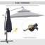 Raylee 295cm Lighted Cantilever Parasol-690134582