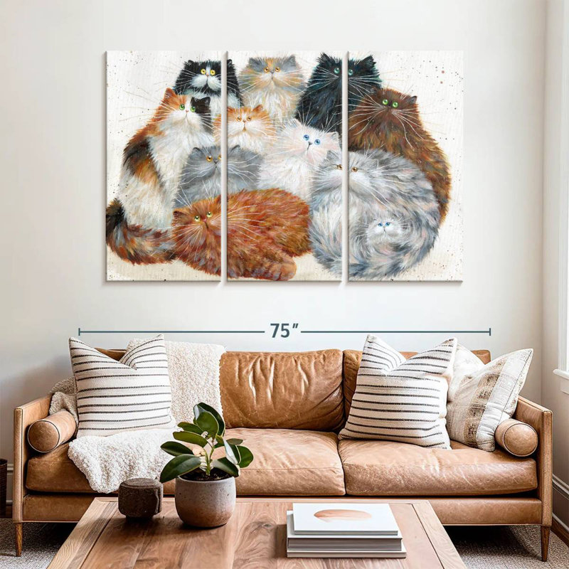 Brampt Fluffy Eleven, 42" H x 65" W