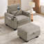 Chaise d'appoint moderne avec repose-pieds-130134396