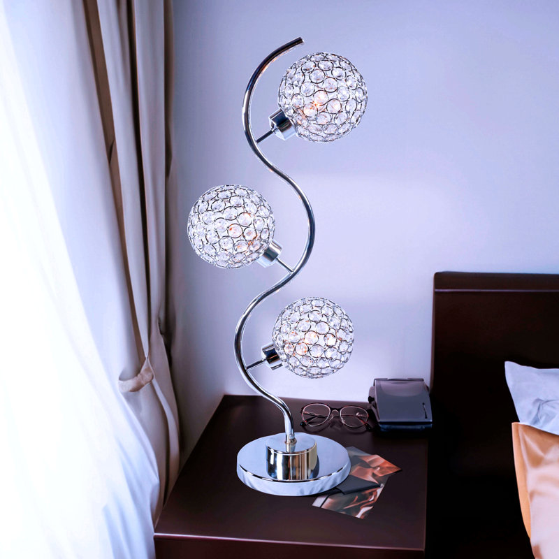 Lampe de table en cristal Elegant