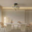 Ventilateur de plafond de 18 po en bois perlé avec lumière, ventilateur de plafond encastré en cage, luminaire de ferme rustique à profil bas pour décoration intérieure (silencieux / 6 vitesses / réversible / moteur à courant continu) (sans ampoules)