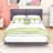 Queen Upholstered Platform Bed with Sensor Light and Floating Design-1511551176