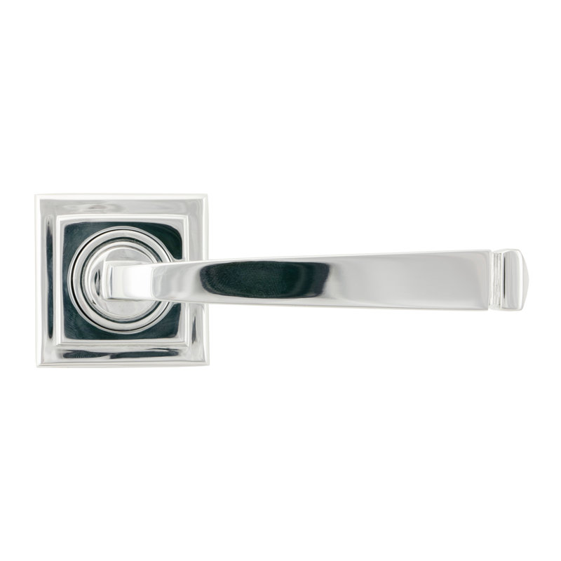 Avon Latch Right Hand Door Handle, Polished Chrome