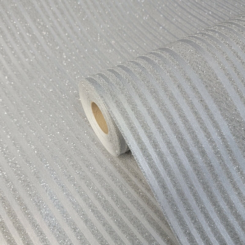 Papier peint rayé Popincourt