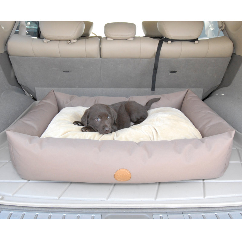 Lits de voyage pour chien, Grand (l 48 po x P 30 po x H 8 po), Brun clair