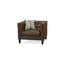 Royce Leather Tufted Barrel Chair-1934348291-1934348315