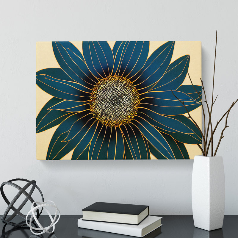 Extravagant Flower - Wrapped Canvas, 35cm H x 50cm W x 3cm D