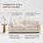 Abramson Beige L-Shaped Modular Reversible Cloud Sofa-1317561446