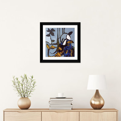 « blue i », impression sur toile