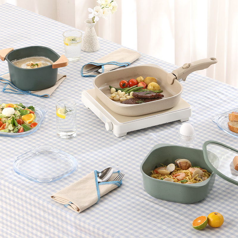 Ensemble 7 pièces Fika Objet Comfort, Vert