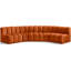 Hridaan Upholstered Curved Sectional Reversible-89266654