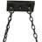 Laramie Steel Handcrafted Oval Chandelier Pot Rack