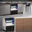 Machine à glaçons sous le comptoir de 260 lb / 24 H - 99 lb de rangement, autonettoyante, autoportante pour le bar et la cuisine