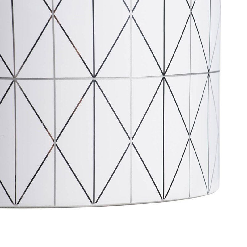 Pot de fleurs en céramique, H 8,7 po x l 6,3 po x P 6,3 po