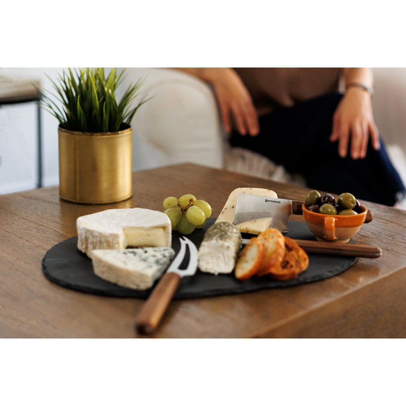 Swissmar 3-Piece Cheese Knife Set | Timber Handle
