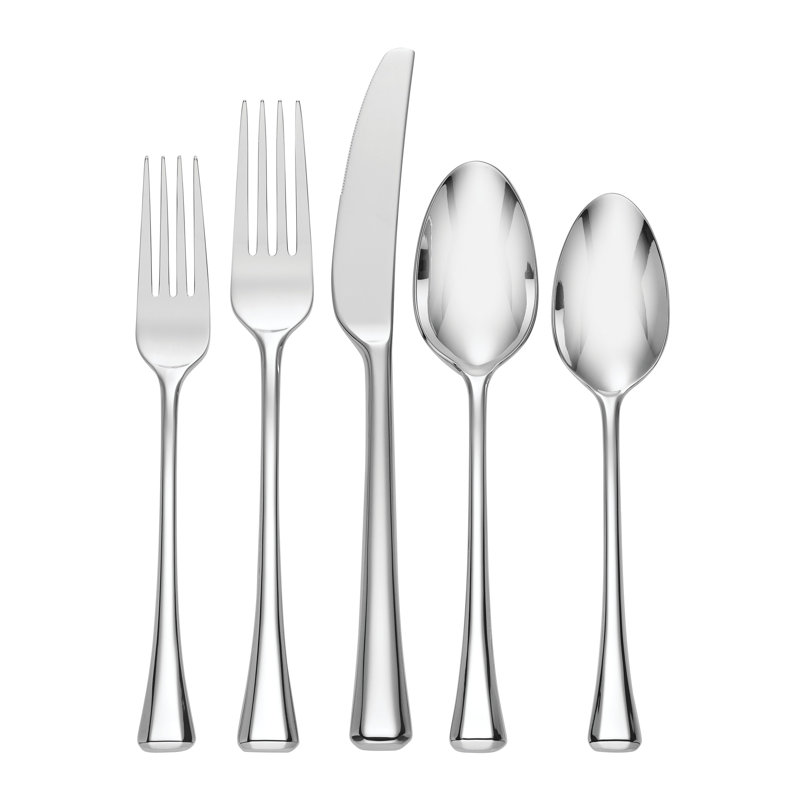 Modern Pillar Faceta 20 Piece Fine Flatware Set