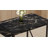 55" Modern Industrial Rectangle Dining Table for Small Spaces-95104483-71806695