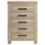 Commode de chambre 5 tiroirs Sansome