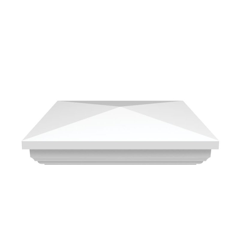 6 po x 6 po New England Post Top, Blanc