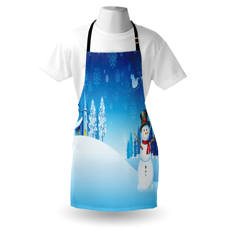 Christmas No Pattern Bib Apron