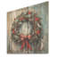 Couronne de Noël verte d'hiver III - couronne sur bois-1803722306
