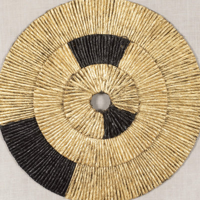 Handmade Glam Abstract Wall Decor on Paper