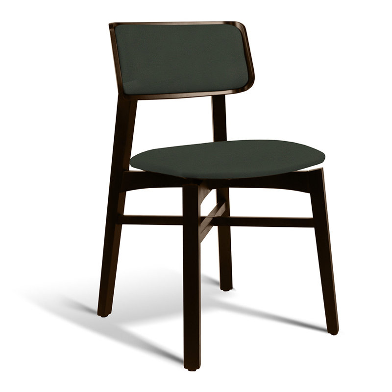 Chaise d'appoint Jarl, Vert / Brun