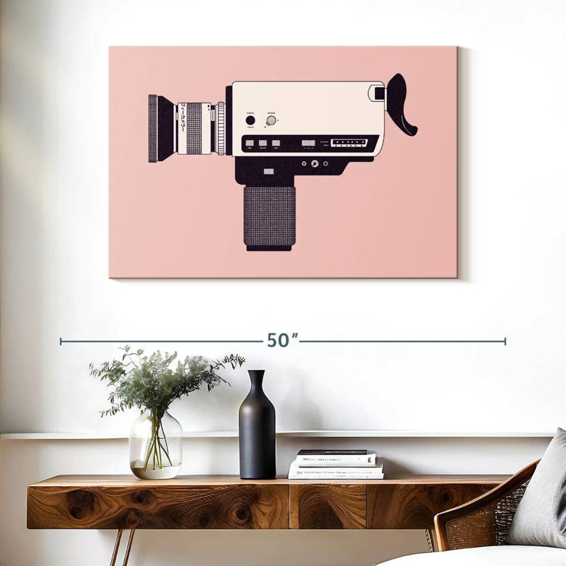 Senne Super 8 Camera, 26'' H x 39'' W