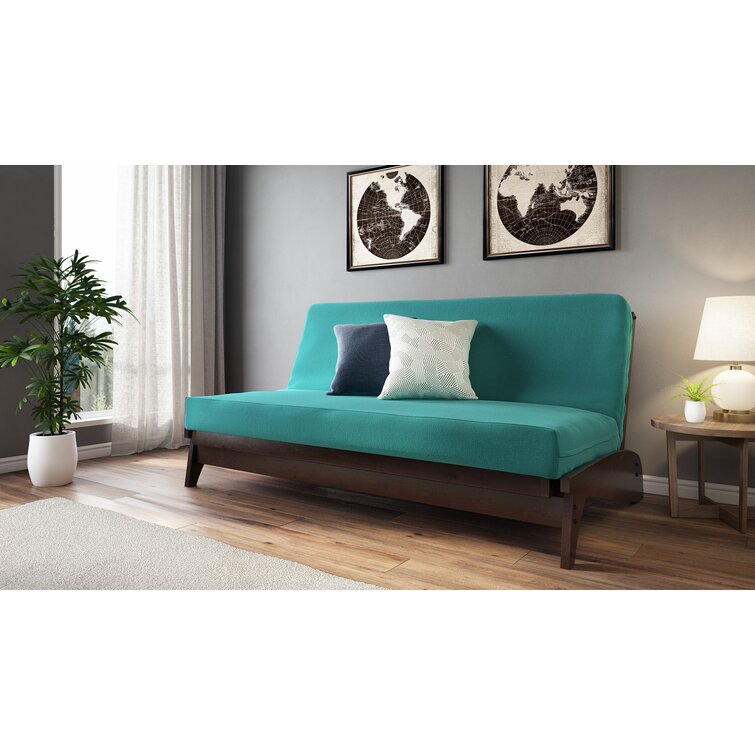 Futon Sofa Bed, Memory Foam Foldable Couch Convertible Loveseat Sleeper  Daybed with Adjustable Armrests for Small Space - On Sale - Bed Bath &  Beyond - 37921187