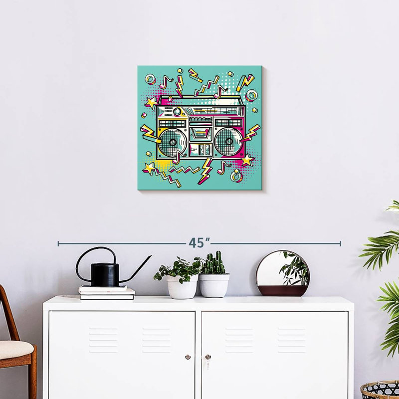 Abarca Funky Boombox, 20" H x 20" W