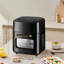 Friteuse à air comprimé - capacité de 15 L pour un usage domestique window Fenêtre d'observation visuelle, commandes tactiles, minuterie intelligente et réglages de température, affichage numérique, comprend un plateau de cuisson et un support ， -105786486
